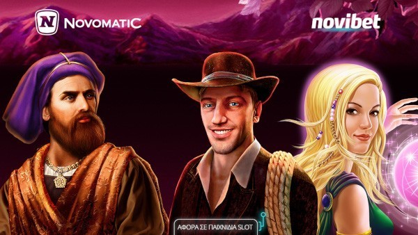Η Novomatic έφτασε στο καζίνο της Novibet με κορυφαίους τίτλους παιχνιδιών!